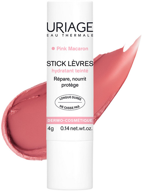 유리아쥬 스틱레브르 컬러립밤, 1개, 4g, 핑크마카롱(바닐라향)