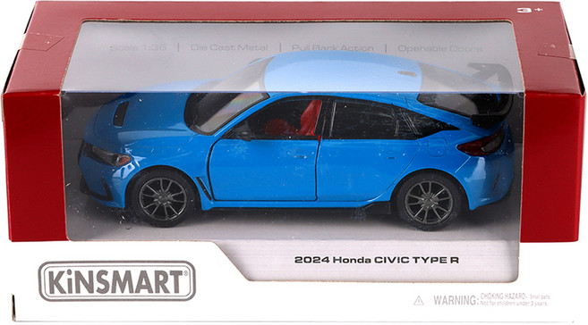 KiNSMART 本田 Civic Type R KT5472, 藍色, 1個