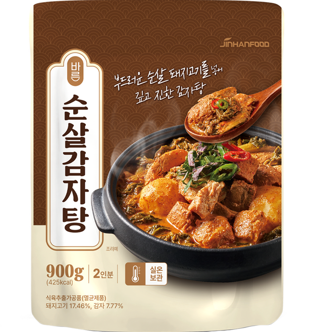 JinHAnFOOD 正宗無骨馬鈴薯排骨湯, 900g, 1個