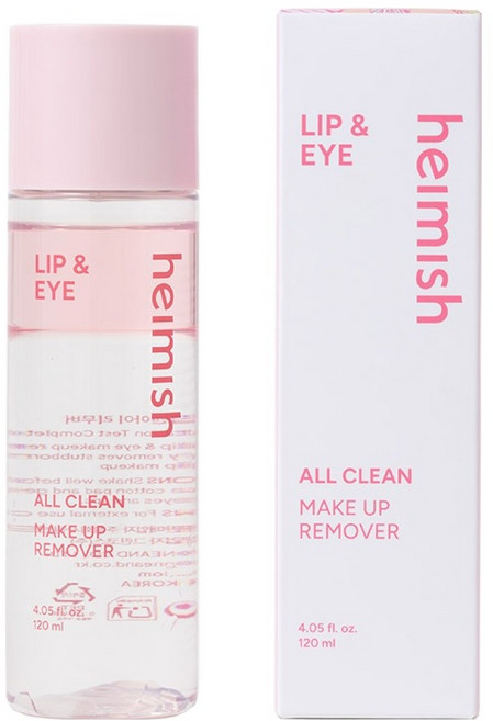 heimish All Clean 眼唇卸妝液, 1個, 120ml