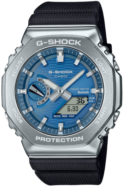 CASIO 卡西歐 G-SHOCK 雙顯錶 GBM-2100A-2BDR, 藍色, 1個