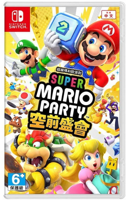 Nintendo 任天堂 SWITCH 超級瑪利歐派對 空前盛會 亞中版遊戲片, 單一商品