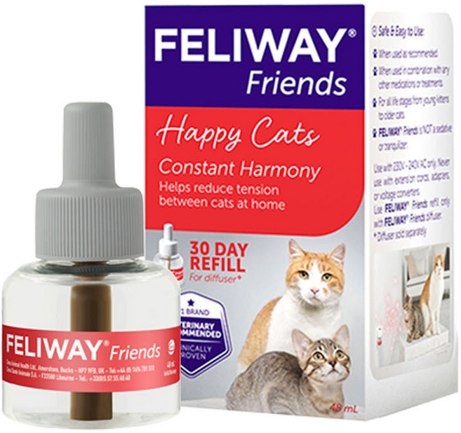 펠리웨이 고양이 프렌즈 훈증기 리필, 1개, 48ml