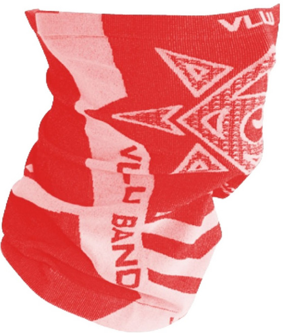 VLLU 밴드 자외선차단 다기능 버프 마스크, 레드, 1개