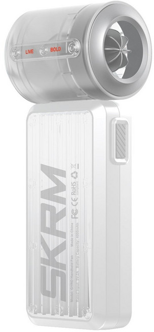 SKINARMA 手持風扇 4000mAh, 白色, Gyro
