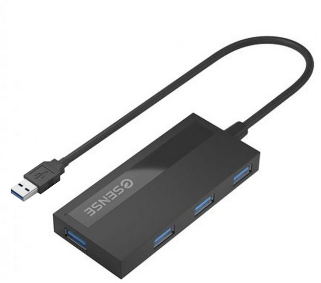 ESENSE 逸盛 S349高速傳輸4埠USB3.0 HUB, 灰色, 1個