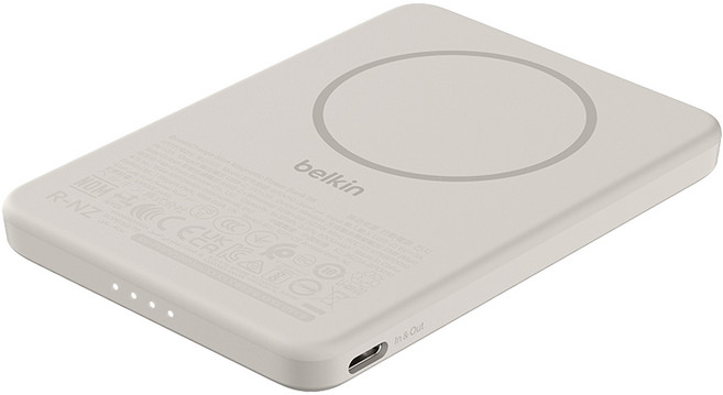 belkin 貝爾金 磁吸式行動電源 5000mAh Type-C, 沙石色, BPD010