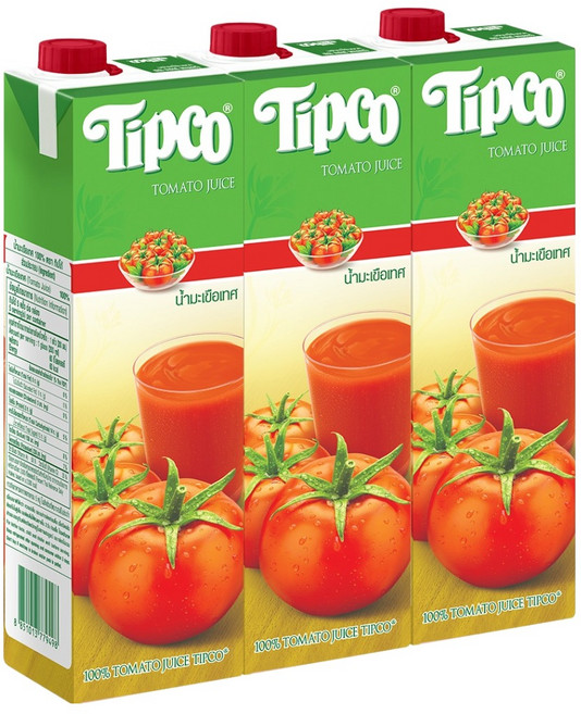 Tipco 番茄汁, 3個, 1L