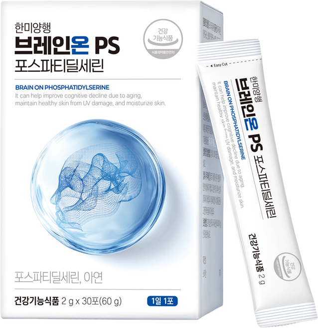Hanmi Nutrition BRAIN ON PS 磷脂醯絲胺酸 30入