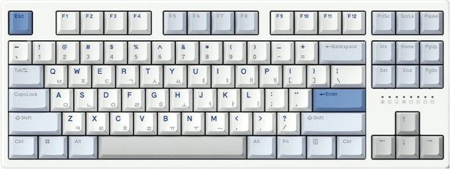 HANSUNG SUPERSTORE 低噪音磁軸 POLARIS2 SILENT 有線無數字鍵盤 35g, GRAY RAINY, TFG Magnetox 2XL, 製造商軸