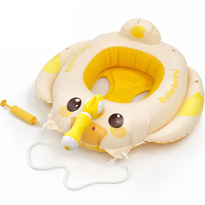 벨베이비 유아용 튜브 물총 튜브, 1개, 오리