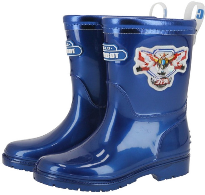 Hello Carbot 16 Carbot X 全息圖案雨靴 PBCBB11031