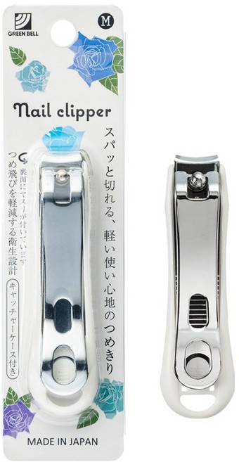 그린벨 손톱깎이 M DN-345, 1개, 실버
