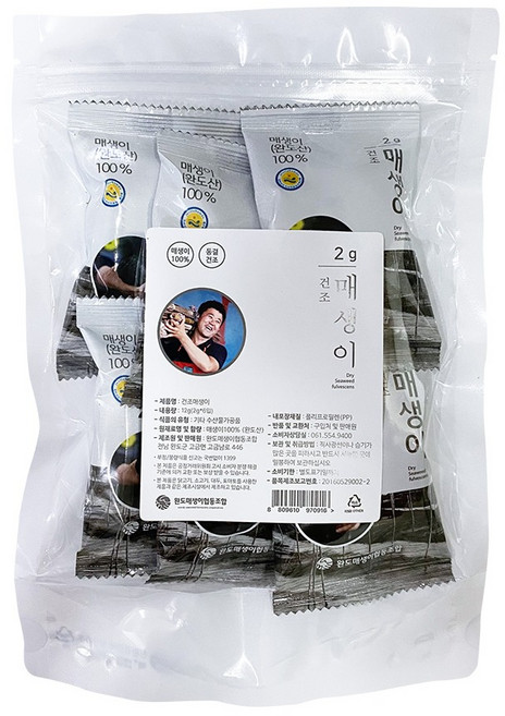 완도매생이협동조합 국내산 간편 건조 매생이 6p, 12g, 1개
