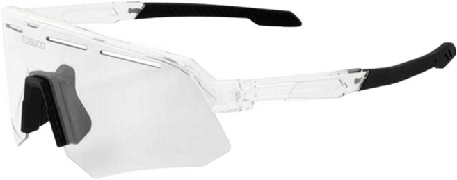 토스오드 도수클립 포함 스포츠 변색 고글 SS916, 클리어(프레임) + 변색(렌즈), 1개