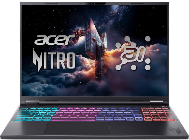 에이서 2025 니트로 슬림 16S AI 라이젠 AI 라이젠 AI 300 시리즈 지포스 RTX 5060, 그레이, AN16S-61-CUSTOM, 1TB, 16GB, WIN11 Home