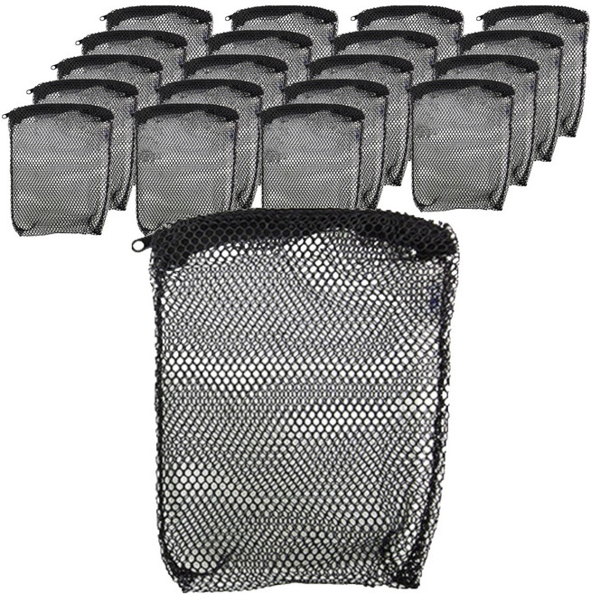 수아쿠아 다용도 여과재망 블랙 4mm 15 x 20 cm, 20개