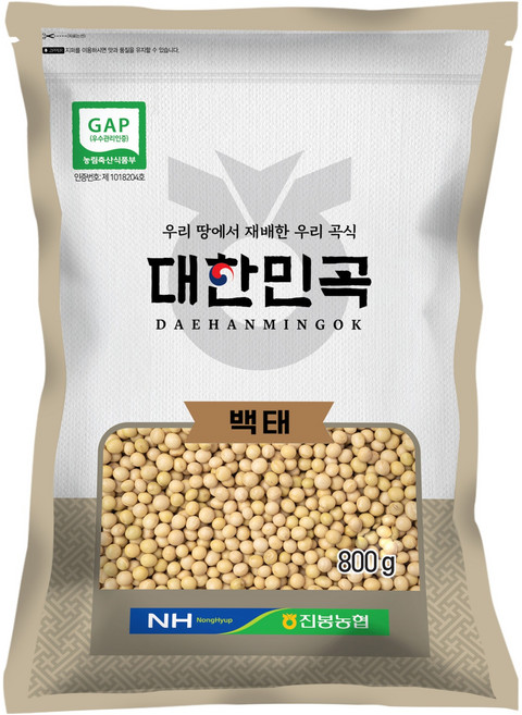 농협 대한민곡 잡곡 백태, 800g, 1개