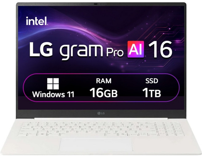 LG전자 2026 그램 프로 AI 16 코어Ultra5, 에센스 화이트, 16Z90U-GS5EK, 1TB, 16GB, WIN11 Home