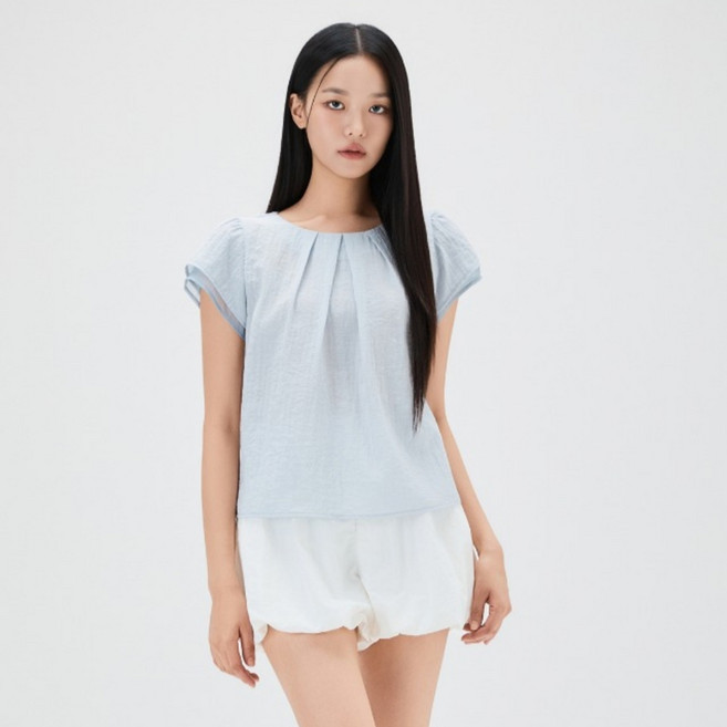 MIXXO 歐根紗層次感襯衫