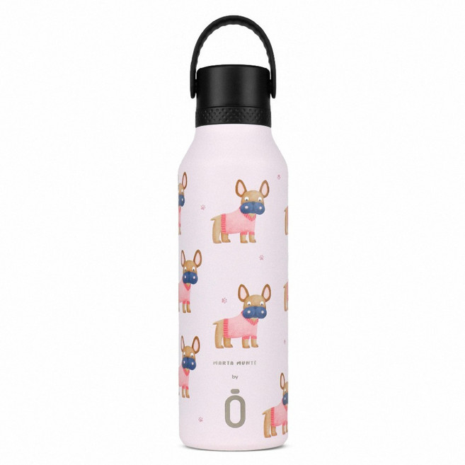 runbott Mii 輕量陶瓷保溫瓶, 鬥牛犬, 1個, 600ml