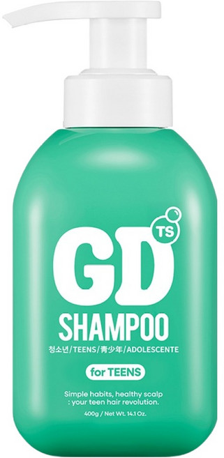 TRUST TS GD青少年專用去屑洗髮精 果香, 400ml, 1瓶