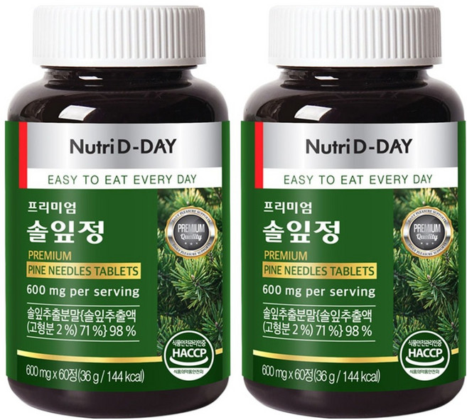 뉴트리디데이 프리미엄 솔잎정 36g