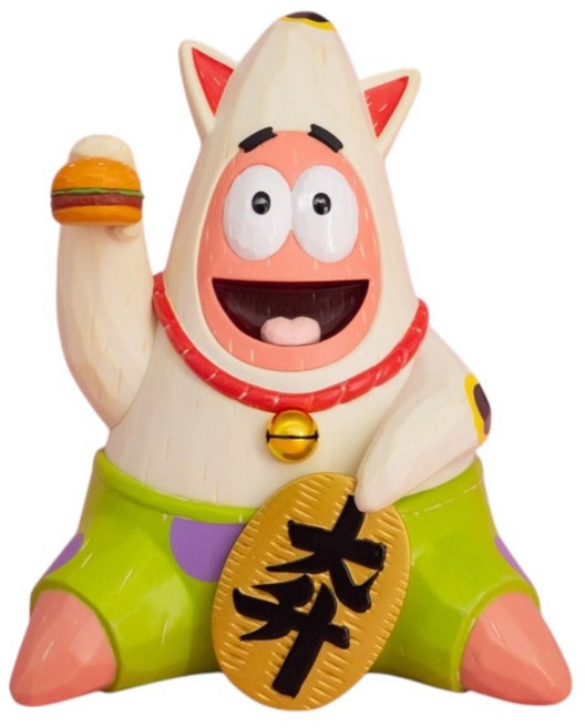 nickelodeon 福部屋系列 URDU X NICK 招財貓公仔 派大星, 1個