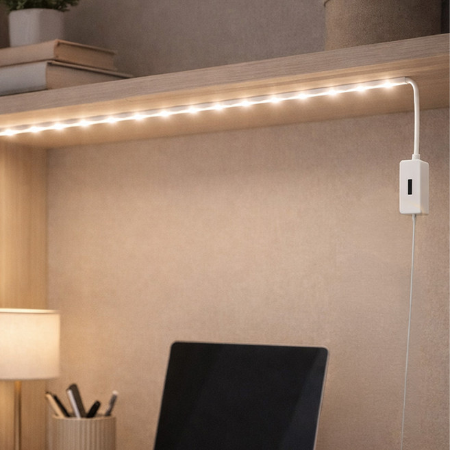 21C Trend 手勢感應黏貼式LED燈條 5m, 暖白光, 1個