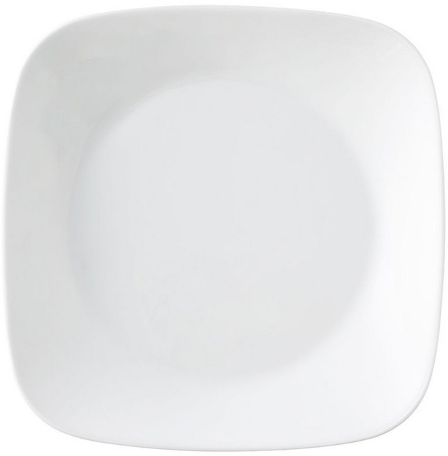 Corelle Brands 康寧餐具 方型午餐盤 2211, 白色, 1個