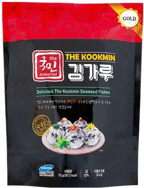 더국민 김가루 골드, 70g, 1개