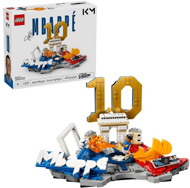 LEGO 運動主題 Kylian Mbappe 足壇焦點 43013, 1個