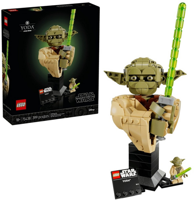 LEGO 星際大戰 Yoda Bust 尤達 胸像 75438, 1個