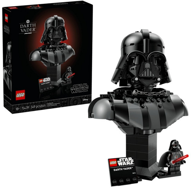 LEGO 星際大戰 Darth Vader Bust 達斯維達 胸像 75439, 1個