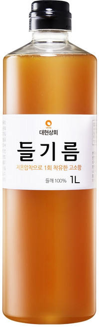 Daehyeonsanghoe 低溫壓榨紫蘇油, 1個, 1L