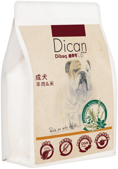Dibaq Dican Up 烘培益生 犬糧 成犬, 1kg, 1個, 羊肉 + 米