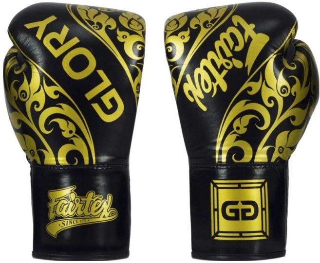 Fairtex Glory 蕾絲款拳擊手套 雙手配戴套組 10盎司 BGLG2