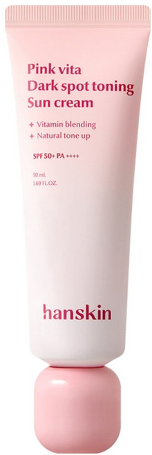 한스킨 핑크 비타 잡티 토닝 선크림 SPF50+ PA++++, 1개, 50ml