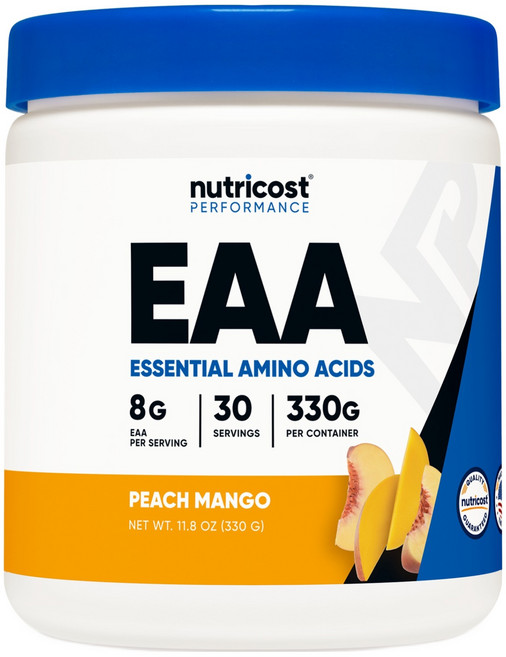 뉴트리코스트 EAA 파우더 복숭아 망고향, 330g, 1개