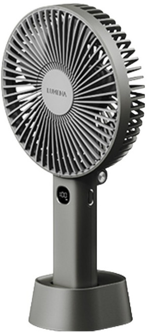 루메나 빅팬 탁상 폴더블 휴대용선풍기, 다크 그레이, FAN PRO MAX V