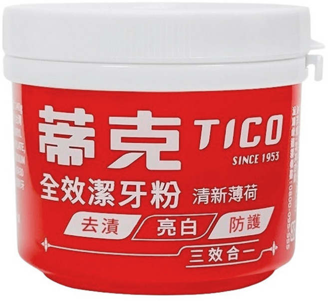 TICO 蒂克 全效潔牙粉, 140g, 1個