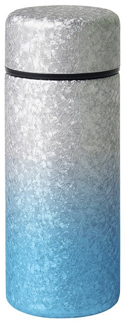 HIKARI 日光生活 冰花鍍鈦保溫杯 H1128, 單漸層藍, 1個, 160ml