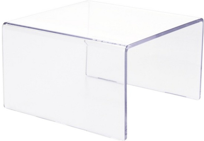 아트사인 ㄷ자받침 진열대 98 x 100 x 60 mm 2p, 1개, 투명