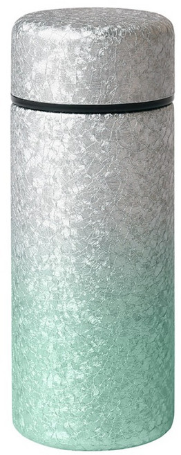HIKARI 日光生活 冰花鍍鈦保溫杯 H1128, 單漸層綠, 1個, 160ml