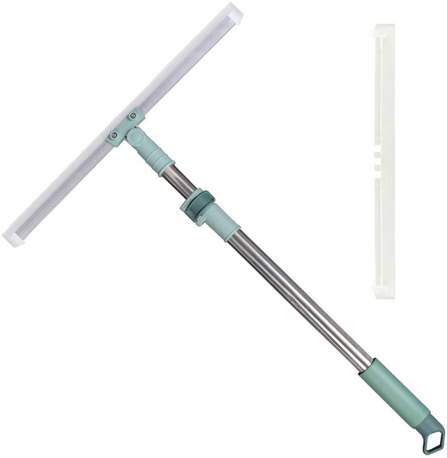 대한 워터제로 180도 욕실 물기제거 밀대 2단 롱 스퀴지 50cm + 여분스퀴지 세트, 1세트
