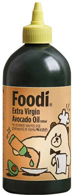Foodie 特級初榨酪梨油, 1個, 500ml
