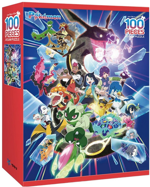 PoKeMoN 寶可夢 拼圖 100片 萊希拉姆