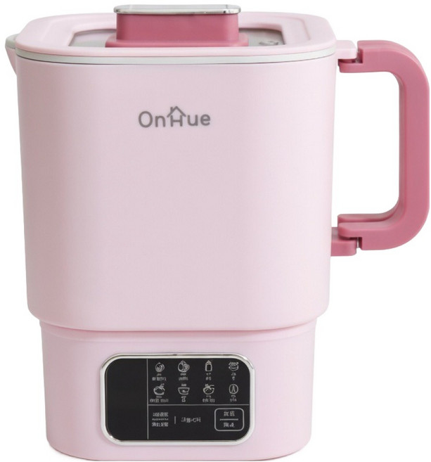 OnHue 不鏽鋼琺瑯塗層 110~240V 國際電壓 便攜式多功能快煮壺