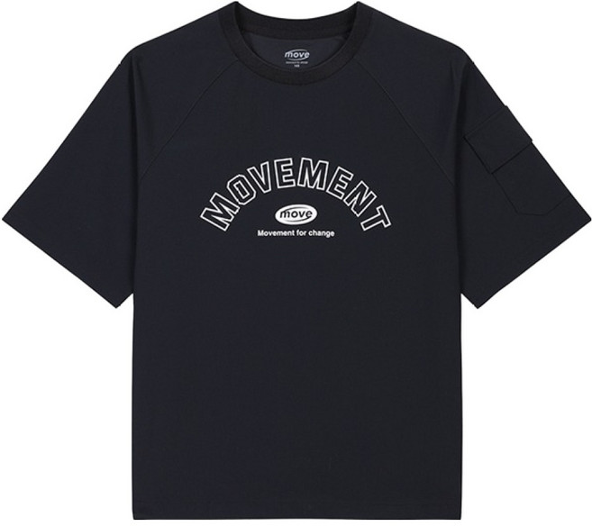 POLHAM KIDS 兒童青少年 Move Tricot 工裝短袖T恤 T恤 (120~170) PKF2TS3573