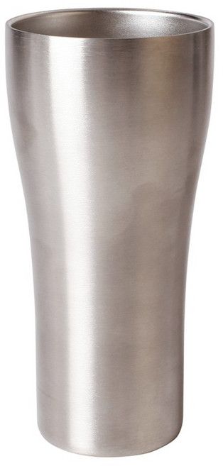HIKARI 日光生活 不鏽鋼啤酒杯 430ml H1132, 1個